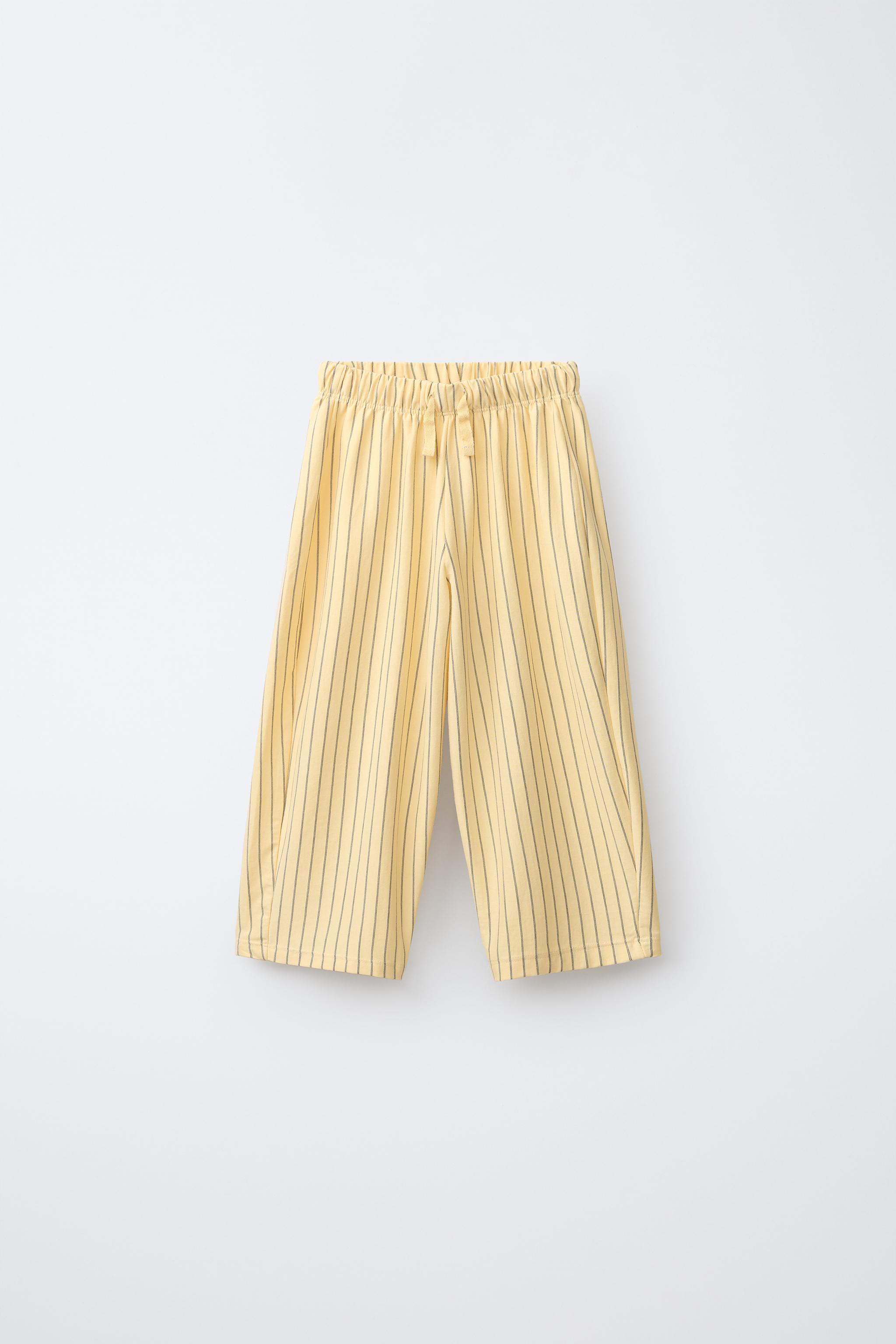 PANTALON DÉCONTRACTÉ À RAYURES